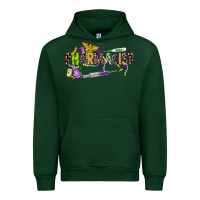 Forest Green mardi gras pharmacist Urban Hoodie - CowGirlArtShop