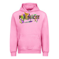 Fuchsia Pink mardi gras pharmacist Urban Hoodie - CowGirlArtShop