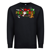 Black christmas phlebotomist Premium Sweatshirt - LillyAllenDesigns