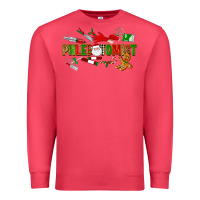 Cardinal christmas phlebotomist Premium Sweatshirt - LillyAllenDesigns