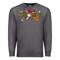 Charcoal Heather christmas phlebotomist Premium Sweatshirt - LillyAllenDesigns