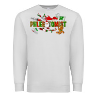Dove Grey christmas phlebotomist Premium Sweatshirt - LillyAllenDesigns