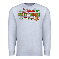 Heather Grey christmas phlebotomist Premium Sweatshirt - LillyAllenDesigns