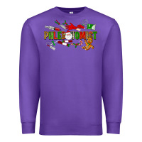 Purple christmas phlebotomist Premium Sweatshirt - LillyAllenDesigns
