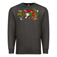 Smoke christmas phlebotomist Premium Sweatshirt - LillyAllenDesigns