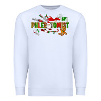 White christmas phlebotomist Premium Sweatshirt - LillyAllenDesigns