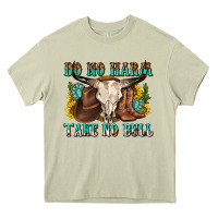 Mossy do no harm take no bull western Heavy Core Tee - texasbilliewilder