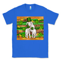 True Royal st patricks goat family shamrock gold serape leopard glitter wooden tu Classic Tee - Artiststas