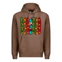 Chestnut christmas brushstrokes Premium Hoodie - RanaPortraitStore