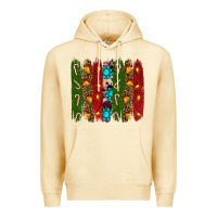 Pina Colada christmas brushstrokes Premium Hoodie - RanaPortraitStore