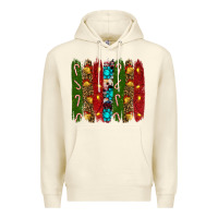 Sandshell christmas brushstrokes Premium Hoodie - RanaPortraitStore