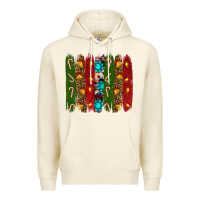 Tofu christmas brushstrokes Premium Hoodie - RanaPortraitStore