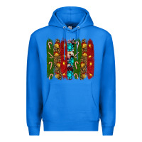 True Royal christmas brushstrokes Premium Hoodie - RanaPortraitStore