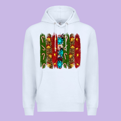 Christmas Brushstrokes Premium Hoodie Designed By Ranaportraitstore