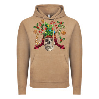 Vintage Coffee elf skull Vintage Hoodie - FaDigitalArtStudio