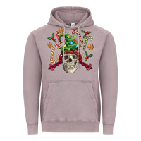 Vintage Zinc elf skull Vintage Hoodie - FaDigitalArtStudio