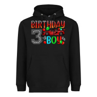 Black birthday boy 3 Heavyweight Hoodie - BundleAndBundleShop