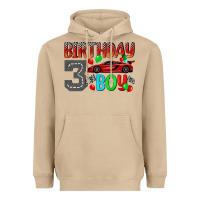 Mushroom birthday boy 3 Heavyweight Hoodie - BundleAndBundleShop