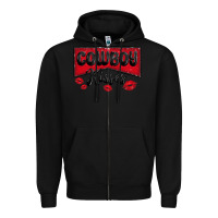 Black cowboy kisses Zipper Hoodie - MaliasSmallBusiness