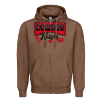 Chestnut cowboy kisses Zipper Hoodie - MaliasSmallBusiness