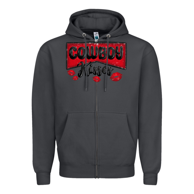 Cowboy Kisses Zipper Hoodie by MaliasSmallBusiness | Teevron