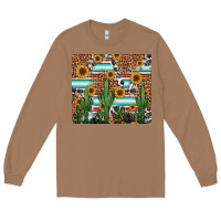 Toasted Coconut western cactus and sunflowers Long Sleeve Tee - Jasminsmagicworld