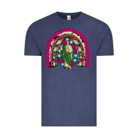 Vintage Denim san judas rainbow Vintage Tee - JahusDesignShop