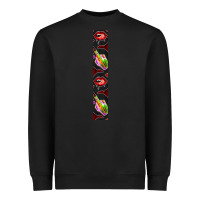 Black Halloween Key Fob Heavyweight Sweatshirt - BundleAndBundleShop