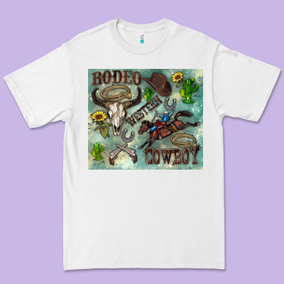Country Western Premium Tee Designed By Zillion Design Studio