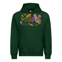 Foreset Green school bus driver mardi gras Urban Hoodie - CowGirlArtShop