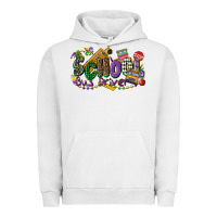 Pigment Lunar Rock school bus driver mardi gras Urban Hoodie - CowGirlArtShop