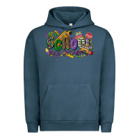 Pigment Midnight Navy school bus driver mardi gras Urban Hoodie - CowGirlArtShop