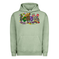 Pigment Oil Green school bus driver mardi gras Urban Hoodie - CowGirlArtShop