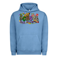Pigment Pebble Blue school bus driver mardi gras Urban Hoodie - CowGirlArtShop
