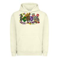 Pigment Pistachio school bus driver mardi gras Urban Hoodie - CowGirlArtShop
