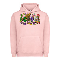 Pigment Salmon school bus driver mardi gras Urban Hoodie - CowGirlArtShop