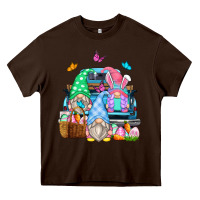 Chocolate Brown easter farm truck Heavy Core Tee - Zillion Design Studio