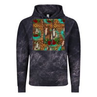 Cloud Black horses with roses seamless pattern Vintage Hoodie - HRA Design Shop