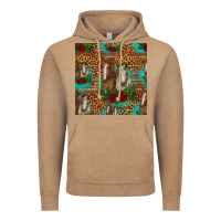 Vintage Coffee horses with roses seamless pattern Vintage Hoodie - HRA Design Shop