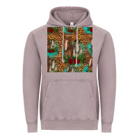Vintage Zinc horses with roses seamless pattern Vintage Hoodie - HRA Design Shop