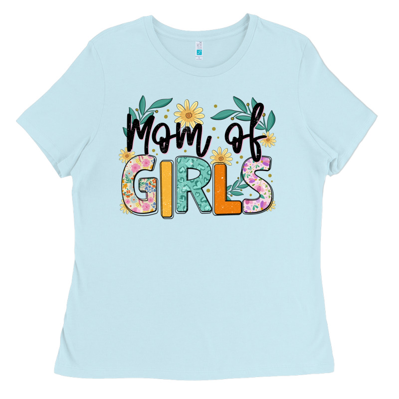 Mom Of Girls Ladies Tee by JahusDesignShop | Teevron