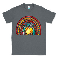 Charcoal Heather softball rainbow Classic Tee - Artiststas
