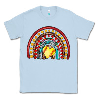 Dusty Blue softball rainbow Classic Tee - Artiststas