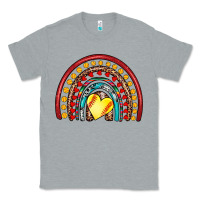 Heather Grey softball rainbow Classic Tee - Artiststas