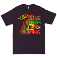 Plum juneteenth black king Premium Tee - texasbilliewilder