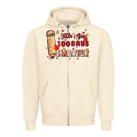 Sandshell little miss 100 days smarter Zipper Hoodie - MaliasSmallBusiness