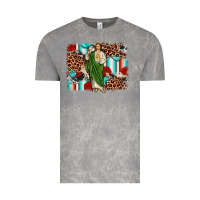 Cloud Rock san judas leopard cowhide background Vintage Tee - JahusDesignShop