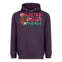 Plum little miss preschool Heavyweight Hoodie - BundleAndBundleShop