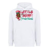 White little miss preschool Heavyweight Hoodie - BundleAndBundleShop