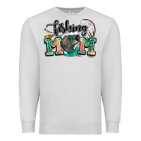 Dove Grey fishing mom Premium Sweatshirt - LillyAllenDesigns